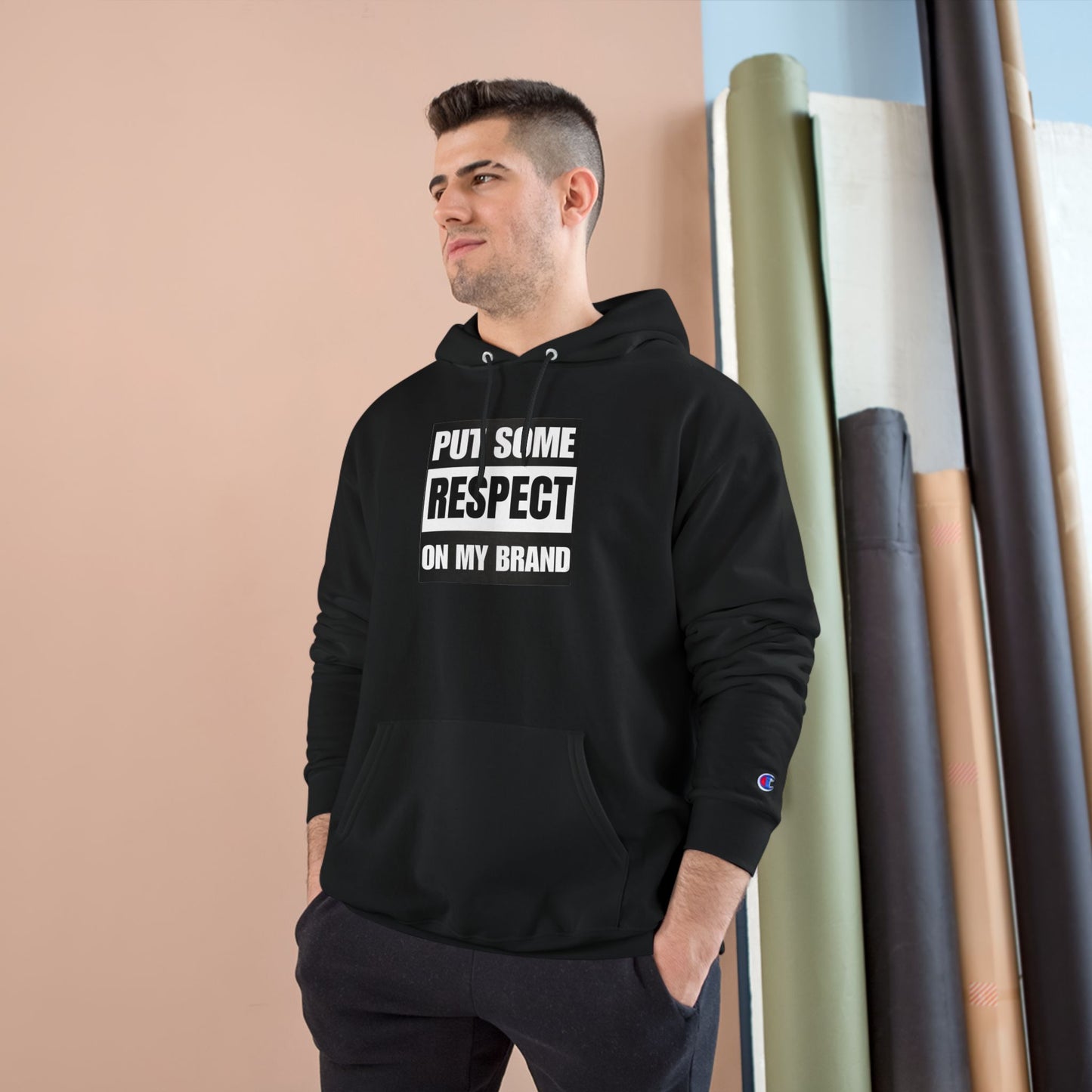 Straight Out Of Patience  #PutSomeRespectOnMyBrand Champion Hoodie