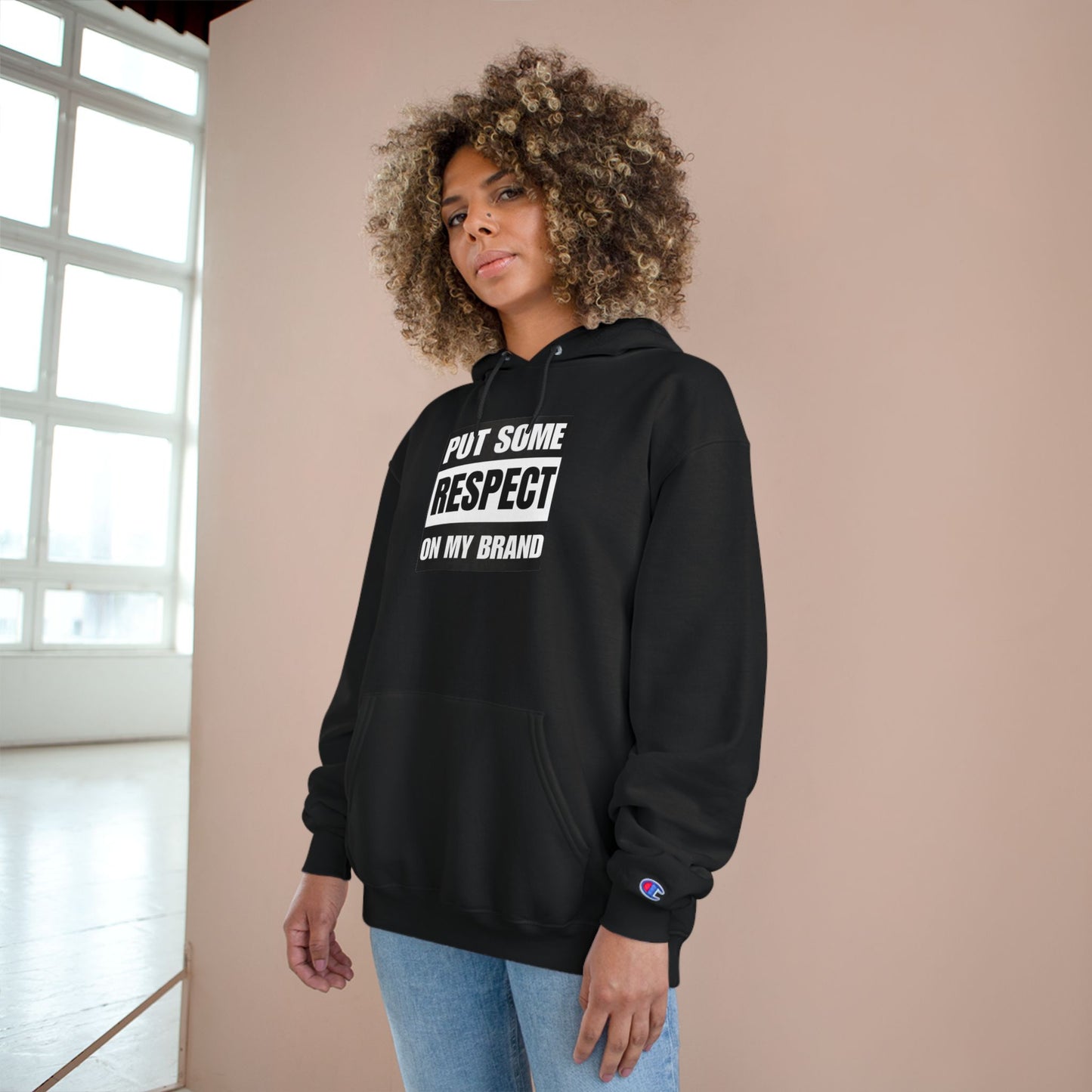 Straight Out Of Patience  #PutSomeRespectOnMyBrand Champion Hoodie